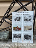 Historic Mining Towns - Postage Inspired Sticker Sheet
