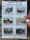 Historic Mining Towns - Postage Inspired Sticker Sheet
