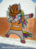 Safety Unicorn Static Window Cling
