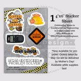 Mom in Engineering Sticker Sheet