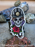 Women in Mining Skull - Full Color