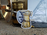 Carbide Lamp Sticker