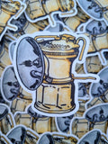 Carbide Lamp Sticker