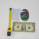 Holographic Airplane Window Sticker