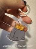 Hard Hat with Crown Keychain