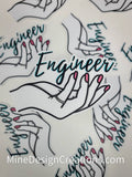 Women in Engineering Iron Ring Hand Sticker