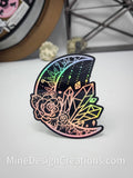 Holographic Crystal Moon Sticker