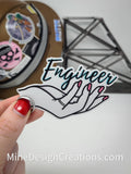 Women in Engineering Iron Ring Hand Sticker