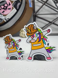 Safety Unicorn Sticker - 2 size options