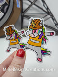 Safety Unicorn Sticker - 2 size options