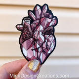 Crystal Heart Sticker
