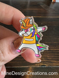 Safety Unicorn Acrylic Pin