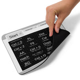 AutoCAD Helpful Shortcuts Mouse pad