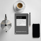 Engineer Definition Spiral notebook