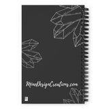 Notes & Shit Gem / Crystal Spiral notebook