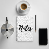 Notes Crystal / Gem Pattern Spiral notebook