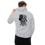 Mining Skull with Distressed Flag Unisex Heavy Blend Hoodie