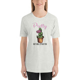 Pretty, but will Stab You Cactus Short-Sleeve Unisex T-Shirt