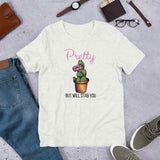 Pretty, but will Stab You Cactus Short-Sleeve Unisex T-Shirt