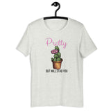 Pretty, but will Stab You Cactus Short-Sleeve Unisex T-Shirt