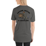 Caffeine, Nicotine, & Gasoline Short-Sleeve Unisex T-Shirt