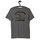 Caffeine, Nicotine, & Gasoline Short-Sleeve Unisex T-Shirt