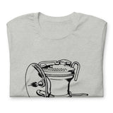 Carbide Lamp (on front) Short-Sleeve Unisex T-Shirt