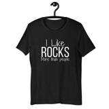 I Like Rocks More than People Short-Sleeve Unisex T-Shirt