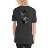 Skull in Crack Short-Sleeve Unisex T-Shirt