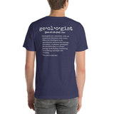 Geologist Definition (on back) Short-Sleeve Unisex T-Shirt