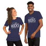 I Like Rocks More than People Short-Sleeve Unisex T-Shirt