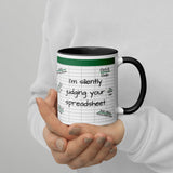 Excel Mug & Shortcuts with Color Inside