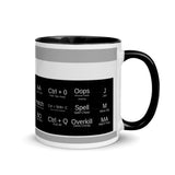 AutoCAD Shortcuts Mug with Color Inside