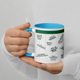 Excel Mug & Shortcuts with Color Inside