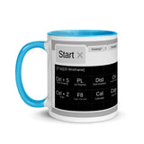 AutoCAD Shortcuts Mug with Color Inside