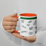Excel Mug & Shortcuts with Color Inside