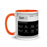 AutoCAD Shortcuts Mug with Color Inside
