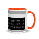 AutoCAD Shortcuts Mug with Color Inside