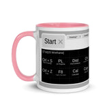 AutoCAD Shortcuts Mug with Color Inside