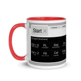 AutoCAD Shortcuts Mug with Color Inside