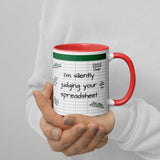 Excel Mug & Shortcuts with Color Inside