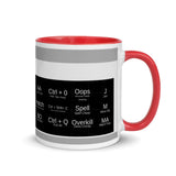 AutoCAD Shortcuts Mug with Color Inside