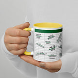 Excel Mug & Shortcuts with Color Inside