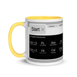 AutoCAD Shortcuts Mug with Color Inside