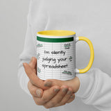 Excel Mug & Shortcuts with Color Inside