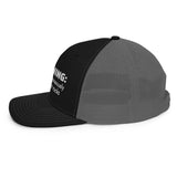 Warning: May Spontaneously Talk About Rocks Trucker Cap