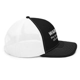 Warning: May Spontaneously Talk About Rocks Trucker Cap