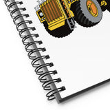 Floral Haul Truck Spiral notebook