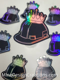 Holographic Hard Hat with Crown