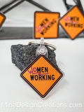 Women Working Sign Keychain